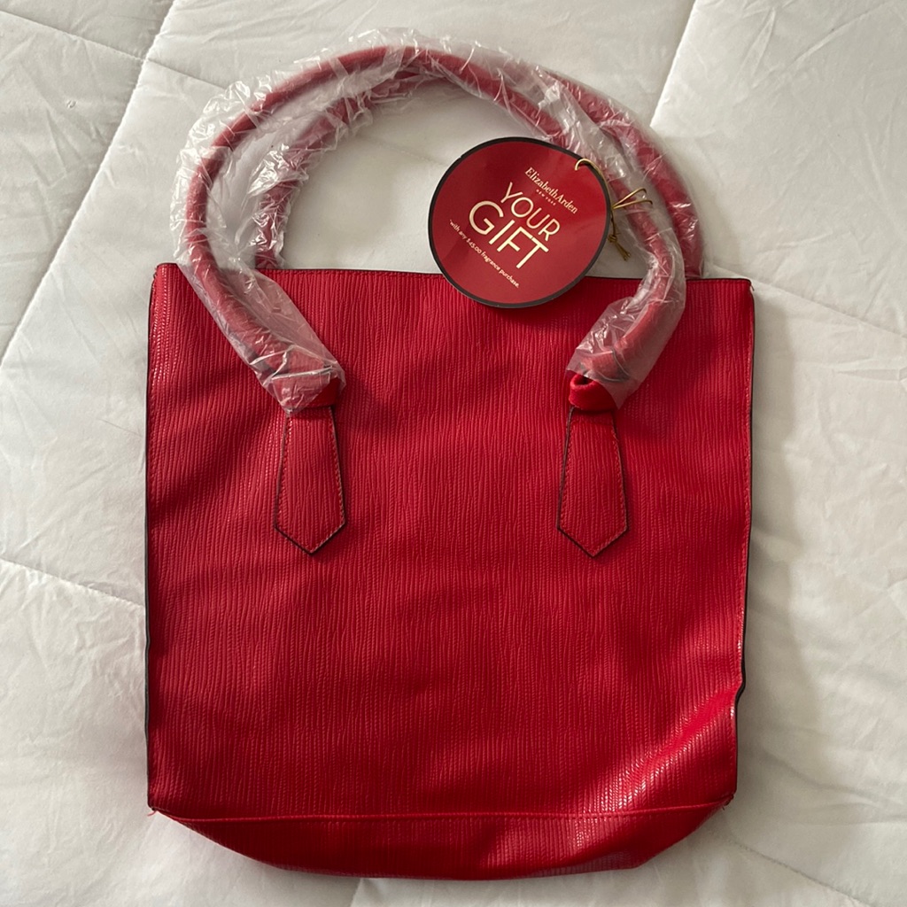 Nwot Elizabeth Arden Red Print Tote Bag Nwot Elizabeth Arden Red Print Tote Bag